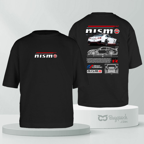 تیشرت پنبه ای مشکی nissan gtr